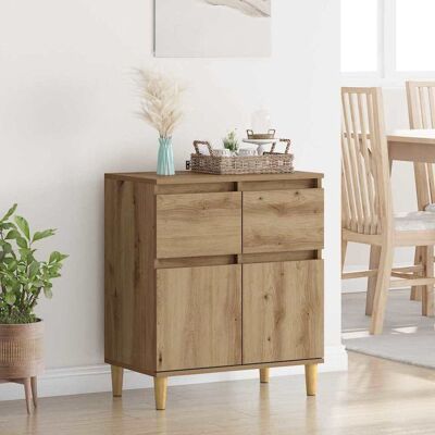 vidaXL Sideboard Artisan-Eiche 60 x 35 x 70 cm Holzwerkstoff - Braun vidaXL Sideboard Artisan-Eiche 60 x 35 x 70 cm Holzwerkstoff - Braun
