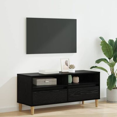 vidaXL TV-Schränk Schwarz Eichen-Optik 100 x 34,5 x 44,5 cm - Schwarz vidaXL TV-Schränk Schwarz Eichen-Optik 100 x 34,5 x 44,5 cm - Schwarz