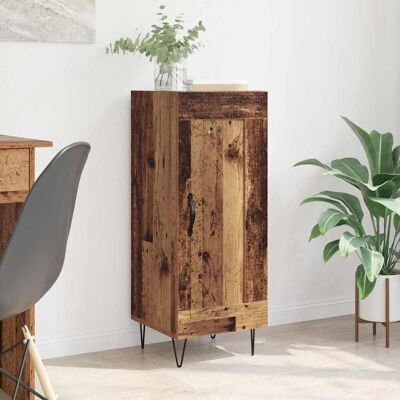 vidaXL Sideboard Altholz 34,5 x 34 x 90 cm Verbundholz und Eisen - Braun vidaXL Sideboard Altholz 34,5 x 34 x 90 cm Verbundholz und Eisen - Braun