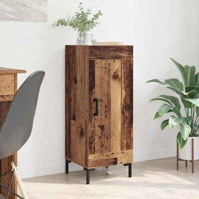 vidaXL Sideboard Olden Altholz 34,5 x 34 x 90 cm Verbundholz und Eisen - Braun vidaXL Sideboard Olden Altholz 34,5 x 34 x 90 cm Verbundholz und Eisen - Braun
