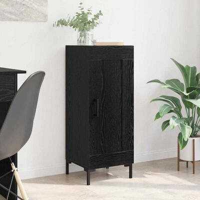 vidaXL Sideboard Olden Schwarz Eichen-Optik 34,5 x 34 x 90 cm - Schwarz vidaXL Sideboard Olden Schwarz Eichen-Optik 34,5 x 34 x 90 cm - Schwarz