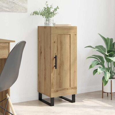 vidaXL Sideboard Artisan-Eiche 34,5 x 34 x 90 cm Verbundholz und Eisen - Braun vidaXL Sideboard Artisan-Eiche 34,5 x 34 x 90 cm Verbundholz und Eisen - Braun