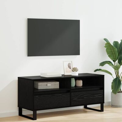 vidaXL TV-Schränk Schwarz Eichen-Optik 100 x 34,5 x 44,5 cm - Schwarz vidaXL TV-Schränk Schwarz Eichen-Optik 100 x 34,5 x 44,5 cm - Schwarz