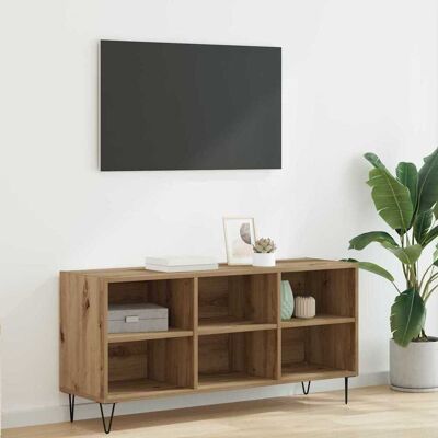 vidaXL TV-Schränk Artisan-Eiche 103,5 x 30 x 50 cm Holzwerkstoff - Braun vidaXL TV-Schränk Artisan-Eiche 103,5 x 30 x 50 cm Holzwerkstoff - Braun