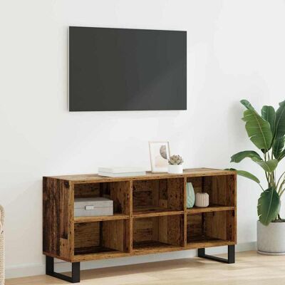 vidaXL TV-Schränk Altholz 103,5 x 30 x 50 cm Holzwerkstoff - Braun vidaXL TV-Schränk Altholz 103,5 x 30 x 50 cm Holzwerkstoff - Braun