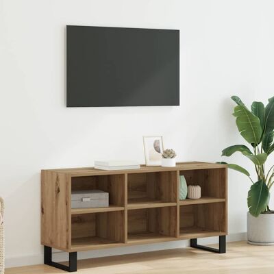 vidaXL TV-Schränk Artisan-Eiche 103,5 x 30 x 50 cm Holzwerkstoff - Braun vidaXL TV-Schränk Artisan-Eiche 103,5 x 30 x 50 cm Holzwerkstoff - Braun