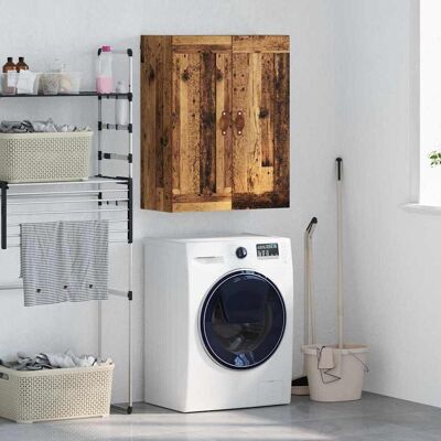 vidaXL Wandschrank Altholz 69,5 x 34 x 90 cm Holzwerkstoff - Braun vidaXL Wandschrank Altholz 69,5 x 34 x 90 cm Holzwerkstoff - Braun
