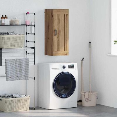 vidaXL Wandschrank Artisan-Eiche 34,5 x 34 x 90 cm Holzwerkstoff - Braun vidaXL Wandschrank Artisan-Eiche 34,5 x 34 x 90 cm Holzwerkstoff - Braun