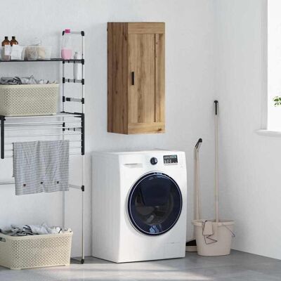 vidaXL Wandschrank Artisan-Eiche 34,5 x 34 x 90 cm Holzwerkstoff - Braun vidaXL Wandschrank Artisan-Eiche 34,5 x 34 x 90 cm Holzwerkstoff - Braun