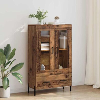vidaXL Highboard Corona Altholz 69,5 x 31 x 115 cm Holzwerkstoff - Braun vidaXL Highboard Corona Altholz 69,5 x 31 x 115 cm Holzwerkstoff - Braun