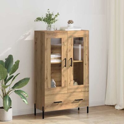 vidaXL Highboard Corona Artisan-Eiche 69,5 x 31 x 115 cm Holzwerkstoff - Braun vidaXL Highboard Corona Artisan-Eiche 69,5 x 31 x 115 cm Holzwerkstoff - Braun