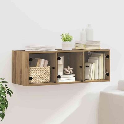vidaXL Wandschrank Artisan-Eiche 102 x 37 x 35 cm Holzwerkstoff - Braun vidaXL Wandschrank Artisan-Eiche 102 x 37 x 35 cm Holzwerkstoff - Braun