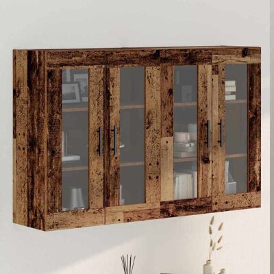 vidaXL Wandmontierte Schränke 2 pcs Altholz 69,5 x 34 x 90 cm - Braun vidaXL Wandmontierte Schränke 2 pcs Altholz 69,5 x 34 x 90 cm - Braun