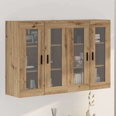 vidaXL Wandmontierte Schränke 2 pcs Artisan-Eiche 69,5 x 34 x 90 cm - Braun vidaXL Wandmontierte Schränke 2 pcs Artisan-Eiche 69,5 x 34 x 90 cm - Braun