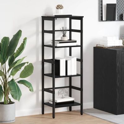 vidaXL Bücherregal Schwarz Eichen-Optik 40 x 29,5 x 115 cm - Schwarz vidaXL Bücherregal Schwarz Eichen-Optik 40 x 29,5 x 115 cm - Schwarz