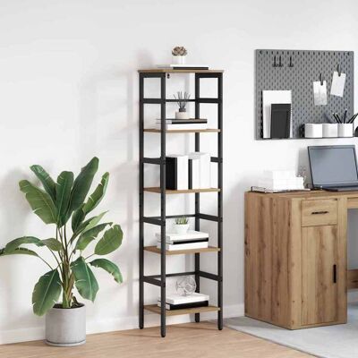 vidaXL Bücherregal Artisan-Eiche 40 x 29,5 x 149 cm Holzwerkstoff - Braun vidaXL Bücherregal Artisan-Eiche 40 x 29,5 x 149 cm Holzwerkstoff - Braun
