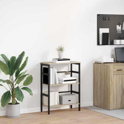 vidaXL Bücherregal Sonoma-Eiche 60 x 29,5 x 81 cm Holzwerkstoff - Braun vidaXL Bücherregal Sonoma-Eiche 60 x 29,5 x 81 cm Holzwerkstoff - Braun