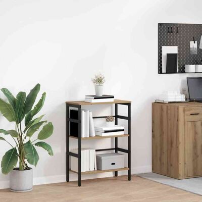 vidaXL Bücherregal Artisan-Eiche 60 x 29,5 x 81 cm Holzwerkstoff - Braun vidaXL Bücherregal Artisan-Eiche 60 x 29,5 x 81 cm Holzwerkstoff - Braun