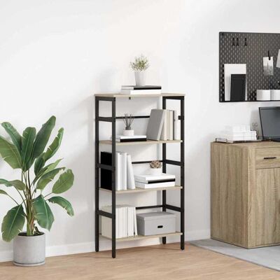 vidaXL Bücherregal Sonoma-Eiche 60 x 29,5 x 115 cm Holzwerkstoff - Braun vidaXL Bücherregal Sonoma-Eiche 60 x 29,5 x 115 cm Holzwerkstoff - Braun