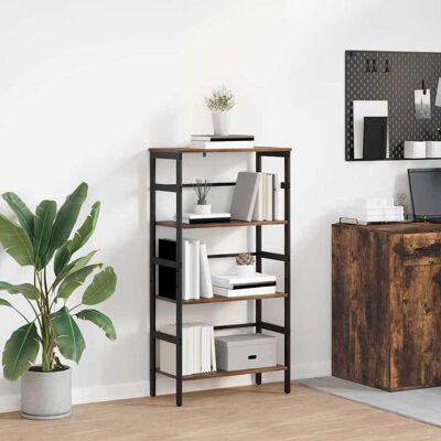 vidaXL Bücherregal Geräucherte Eiche 60 x 29,5 x 115 cm Holzwerkstoff - Braun vidaXL Bücherregal Geräucherte Eiche 60 x 29,5 x 115 cm Holzwerkstoff - Braun