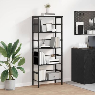 vidaXL Bücherregal Schwarz Eichen-Optik 60 x 29,5 x 149 cm - Schwarz vidaXL Bücherregal Schwarz Eichen-Optik 60 x 29,5 x 149 cm - Schwarz
