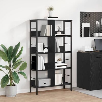 vidaXL Bücherregal Schwarz Eichen-Optik 82 x 32 x 144,5 cm - Schwarz vidaXL Bücherregal Schwarz Eichen-Optik 82 x 32 x 144,5 cm - Schwarz