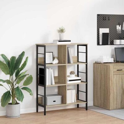 vidaXL Bücherregal Sonoma-Eiche 82 x 32 x 112 cm Holzwerkstoff - Braun vidaXL Bücherregal Sonoma-Eiche 82 x 32 x 112 cm Holzwerkstoff - Braun