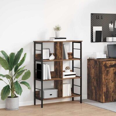 vidaXL Bücherregal Geräucherte Eiche 82 x 32 x 112 cm Holzwerkstoff - Braun vidaXL Bücherregal Geräucherte Eiche 82 x 32 x 112 cm Holzwerkstoff - Braun