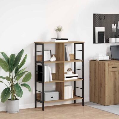 vidaXL Bücherregal Artisan-Eiche 82 x 32 x 112 cm Holzwerkstoff - Braun vidaXL Bücherregal Artisan-Eiche 82 x 32 x 112 cm Holzwerkstoff - Braun