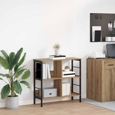 vidaXL Bücherregal Artisan-Eiche 82 x 32 x 79 cm Holzwerkstoff - Braun vidaXL Bücherregal Artisan-Eiche 82 x 32 x 79 cm Holzwerkstoff - Braun