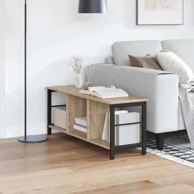 vidaXL Bücherregal Sonoma-Eiche 102 x 32 x 40,5 cm Holzwerkstoff - Braun vidaXL Bücherregal Sonoma-Eiche 102 x 32 x 40,5 cm Holzwerkstoff - Braun