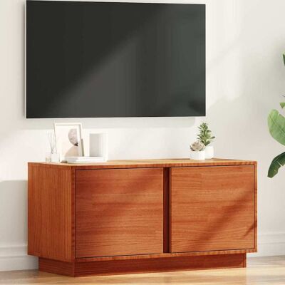 vidaXL TV-Schränk Wachsbraun 80 x 35 x 40,5 cm Massives Kiefernholz - Braun vidaXL TV-Schränk Wachsbraun 80 x 35 x 40,5 cm Massives Kiefernholz - Braun
