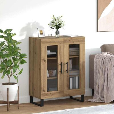 vidaXL Sideboard Artisan-Eiche 69,5 x 34 x 90 cm Holzwerkstoff - Braun vidaXL Sideboard Artisan-Eiche 69,5 x 34 x 90 cm Holzwerkstoff - Braun