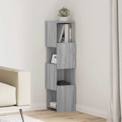 vidaXL Eckschrank Graues Sonoma 25,5x25x102cm Holzwerkstoff - Grau vidaXL Eckschrank Graues Sonoma 25,5x25x102cm Holzwerkstoff - Grau