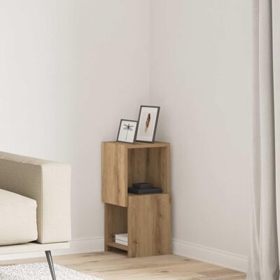 vidaXL Eckschrank Artisan-Eiche 25,5x25x55cm Holzwerkstoff - Braun vidaXL Eckschrank Artisan-Eiche 25,5x25x55cm Holzwerkstoff - Braun