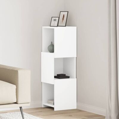 vidaXL Eckschrank 30,5x30x95cm Holzwerkstoff - Weiß vidaXL Eckschrank 30,5x30x95cm Holzwerkstoff - Weiß