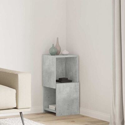 vidaXL Eckschrank Beton Grau 30,5x30x65cm Holzwerkstoff - Grau vidaXL Eckschrank Beton Grau 30,5x30x65cm Holzwerkstoff - Grau