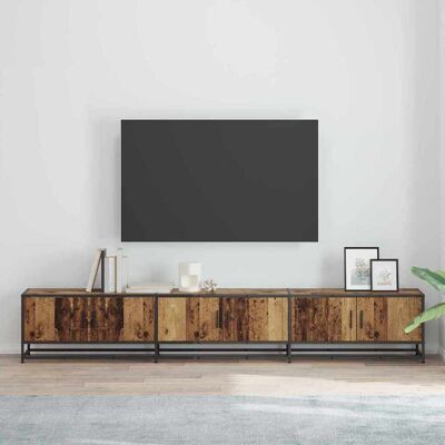 vidaXL TV-Einheiten 240 x 35 x 41 cm Altholz Holzwerkstoff - Braun vidaXL TV-Einheiten 240 x 35 x 41 cm Altholz Holzwerkstoff - Braun