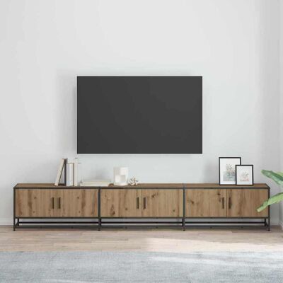 vidaXL TV-Einheiten 240 x 35 x 41 cm Artisan-Eiche Holzwerkstoff - Braun vidaXL TV-Einheiten 240 x 35 x 41 cm Artisan-Eiche Holzwerkstoff - Braun