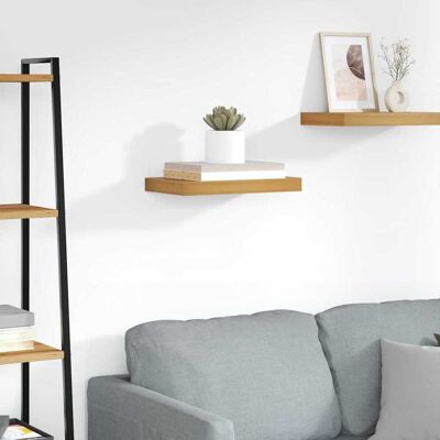 vidaXL Wandregal Wandmontiert Braun 40 x 23,5 x 4 cm Holzwerkstoff - Braun vidaXL Wandregal Wandmontiert Braun 40 x 23,5 x 4 cm Holzwerkstoff - Braun