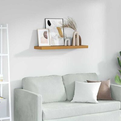 vidaXL Wandregal Wandmontiert Beige 90 x 23,5 x 4 cm Holzwerkstoff - Beige vidaXL Wandregal Wandmontiert Beige 90 x 23,5 x 4 cm Holzwerkstoff - Beige