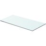 vidaXL Regalboden Glas Transparent 60 cm x 25 cm - Transparent