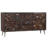 vidaXL Sideboard Altholz Massiv 160x40x80 cm - Braun