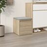 vidaXL Schubladenbox Sonoma-Eiche 40,5x40x40 cm Holzwerkstoff - Braun