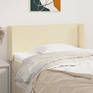 vidaXL Kopfteil mit Ohren Creme 93x16x78/88 cm Kunstleder - Creme