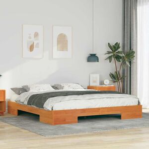 vidaXL Bettgestell Braun 180 x 200 cm - Orange vidaXL Bettgestell Braun 180 x 200 cm - Orange