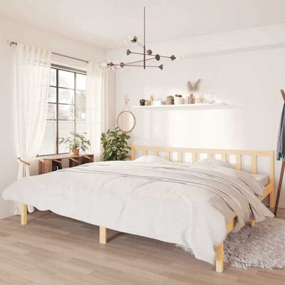 vidaXL Massivholzbett Kiefer 180x200 cm - Braun vidaXL Massivholzbett Kiefer 180x200 cm - Braun