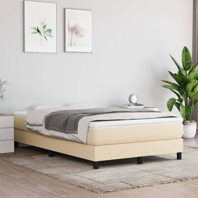 vidaXL Taschenfederkernmatratze Mittel Creme 120x200x20 cm Stoff - Creme vidaXL Taschenfederkernmatratze Mittel Creme 120x200x20 cm Stoff - Creme