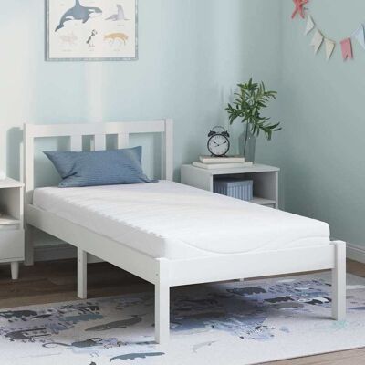 vidaXL Matratze Weiß 80 x 160 cm Jacquard-Stoff - Weiß vidaXL Matratze Weiß 80 x 160 cm Jacquard-Stoff - Weiß