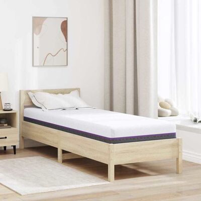 vidaXL Memory-Schaum-Matratze Mittel 70 x 200 cm 16 cm Weiß und Grau - Weiß vidaXL Memory-Schaum-Matratze Mittel 70 x 200 cm 16 cm Weiß und Grau - Weiß